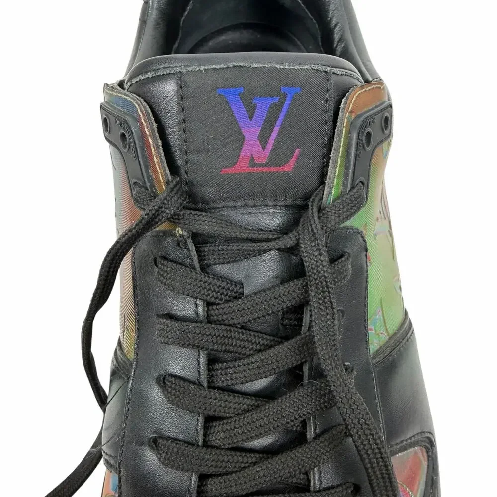 Louis Vuitton Run Away Sneaker Holographic Monogram Black Size 9/ US 10 - Picture 10 of 16